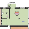 Квартира, 2 комн., пл. 60 кв.м., 6/9 эт.,  код: 462545